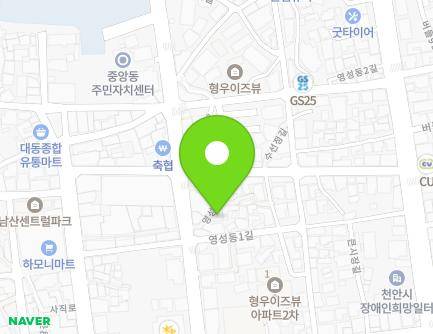 충청남도 천안시 동남구 영성로 54-4 (영성동, 하나주택) 지도