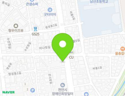 충청남도 천안시 동남구 중앙로 55 (영성동, 흥약국) 지도