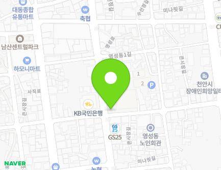 충청남도 천안시 동남구 영성로 42 (영성동, 최치과의원) 지도