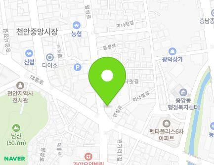 충청남도 천안시 동남구 영성로 16 (영성동, 큰사랑치과) 지도