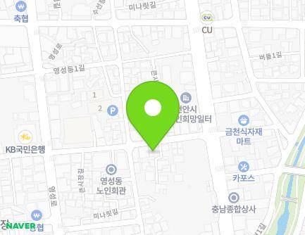 충청남도 천안시 동남구 큰시장길 48-1 (영성동, 수협천안지점) 지도