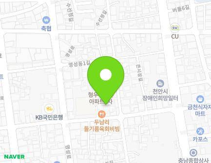 충청남도 천안시 동남구 큰시장길 43 (영성동, 나들목식당) 지도