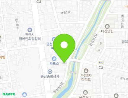 충청남도 천안시 동남구 원거리11길 8 (영성동, 남경헤어아트) 지도