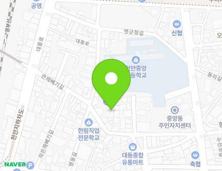 충청남도 천안시 동남구 큰재빼기길 15-1 (오룡동, 오룡주차장) 지도