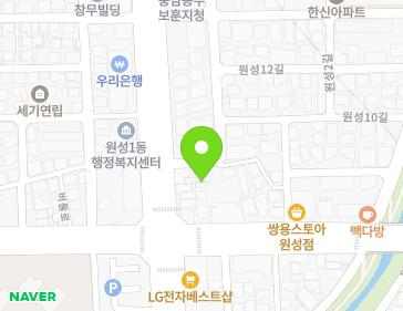 충청남도 천안시 동남구 원성1길 4-1 (원성동) 지도