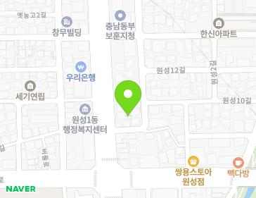 충청남도 천안시 동남구 충절로 133 (원성동) 지도