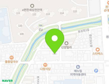 충청남도 천안시 동남구 원성2교길 35 (원성동, 목화웨딩홀) 지도