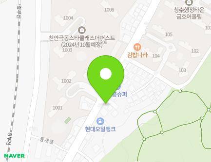 충청남도 천안시 동남구 풍세로 934-1 (청수동, 유명통닭) 지도