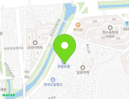 충청남도 천안시 동남구 풍세로 1000 (청수동, 홈마트) 지도