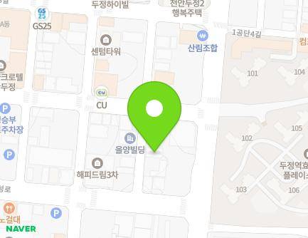 충청남도 천안시 서북구 두정상가6길 8 (두정동) 지도