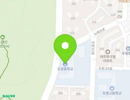 충청남도 천안시 서북구 두정고1길 25 (두정동, 오성중학교) 지도