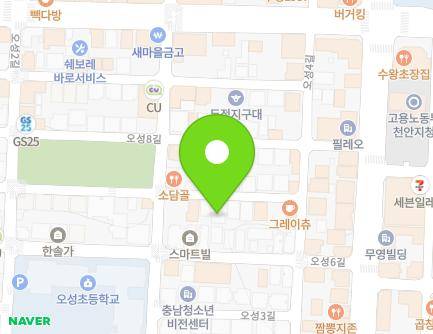 충청남도 천안시 서북구 오성7길 34 (두정동, 삼성어린이집) 지도