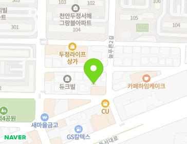 충청남도 천안시 서북구 늘푸른4길 29 (두정동, CJ프라자) 지도