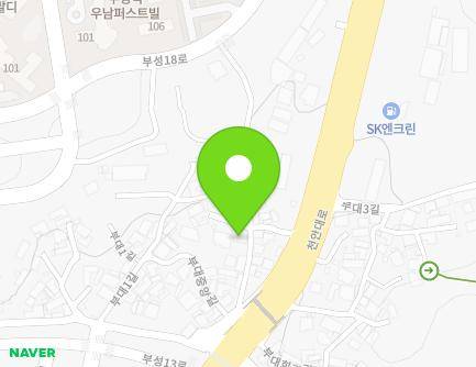 충청남도 천안시 서북구 부대2길 7 (부대동, 부성1통사무소) 지도