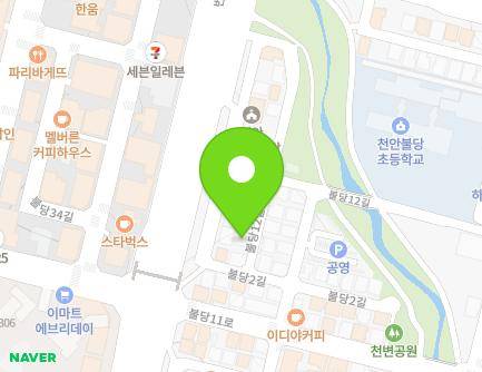 충청남도 천안시 서북구 불당12길 21-8 (불당동, (주)청운이엔지) 지도