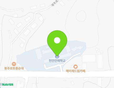 충청남도 천안시 서북구 성거읍 봉주로 229 (천안인애학교) 지도