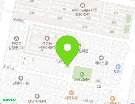 충청남도 천안시 서북구 도원1길 32-16 (성정동) 지도