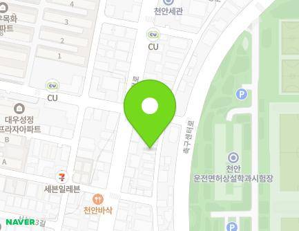 충청남도 천안시 서북구 세관길 57 (성정동) 지도