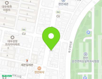 충청남도 천안시 서북구 봉정로 220 (성정동) 지도