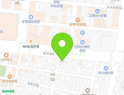 충청남도 천안시 서북구 서부5길 16 (성정동) 지도