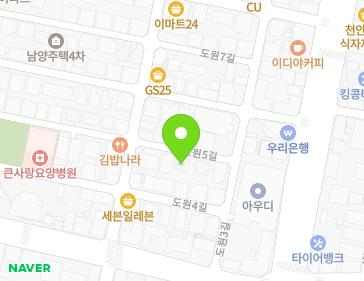 충청남도 천안시 서북구 도원5길 24 (성정동, 효덕빌라) 지도