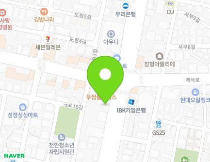 충청남도 천안시 서북구 쌍용대로 231 (성정동, 천안상호저축은행) 지도