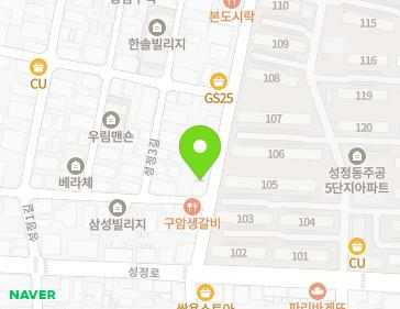 충청남도 천안시 서북구 성정4길 7 (성정동, 소반도시락) 충청남도 천안시 서북구 성정4길 7 (성정동, 소반도시락) 지도