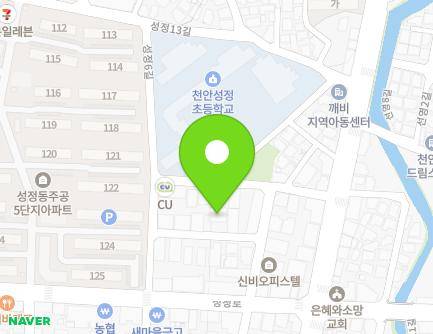 충청남도 천안시 서북구 성정6길 8-7 (성정동, 색동유치원) 지도