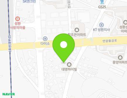 충청남도 천안시 서북구 성환읍 성환2로 35-1 지도