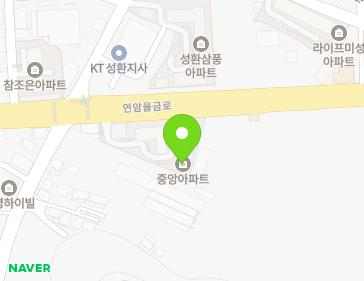 충청남도 천안시 서북구 성환읍 연암율금로 480 (중앙아파트) 지도
