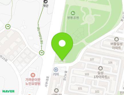 충청남도 천안시 서북구 봉서1길 5 (쌍용동) 지도