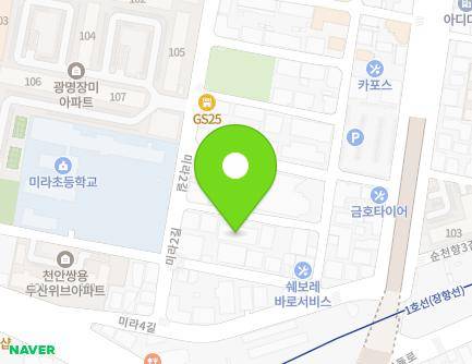충청남도 천안시 서북구 미라2길 12-8 (쌍용동, 한성전자) 지도