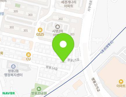 충청남도 천안시 서북구 쌍용15길 74 (쌍용동, 학사원룸) 지도