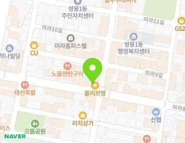 충청남도 천안시 서북구 미라8길 19 (쌍용동, 열린빌딩) 지도