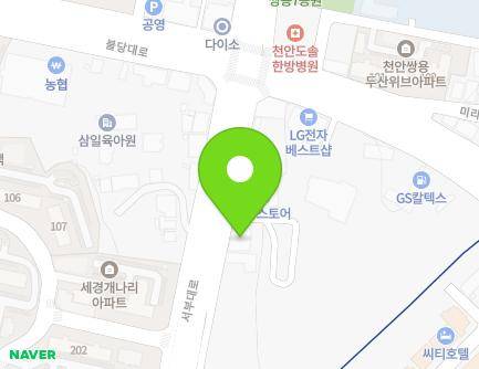 충청남도 천안시 서북구 서부대로 350 (쌍용동, 연세우일치과병원) 지도