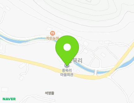 충청남도 청양군 비봉면 중묵운곡로 39 (중묵리마을회관) 지도