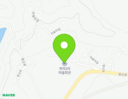 충청남도 청양군 운곡면 어슬티길 9 (위라2리마을회관) 지도