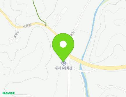 충청남도 청양군 운곡면 방축길 76-4 (위라1리마을회관) 지도