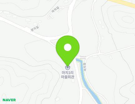 충청남도 청양군 정산면 마치길 185 (마치1리마을회관) 지도