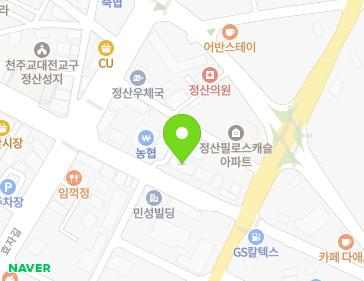충청남도 청양군 정산면 정현길 73-1 (새마을금고) 지도