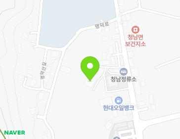 충청남도 청양군 청남면 명덕로 197-11 (노인체육관) 지도