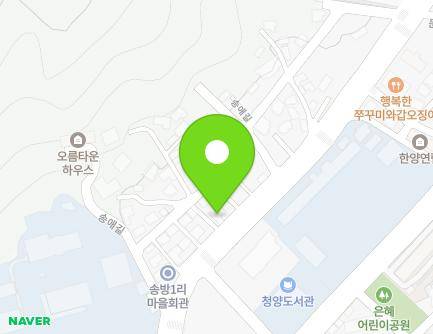 충청남도 청양군 청양읍 문화예술로 159 지도