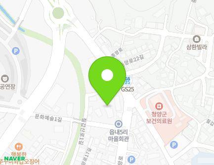 충청남도 청양군 청양읍 중앙로 171-6 (국민주택) 지도