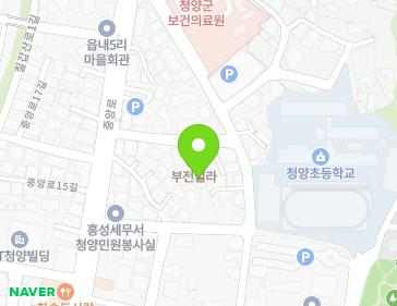 충청남도 청양군 청양읍 중앙로16길 6 (부전빌라) 지도