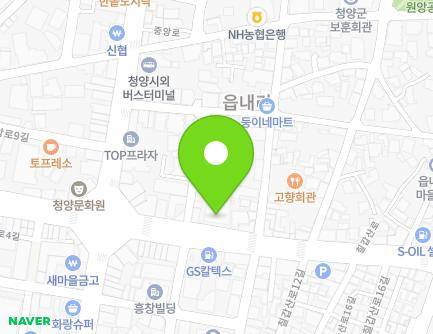 충청남도 청양군 청양읍 칠갑산로 249 (청양우체국) 지도