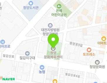 충청남도 청양군 청양읍 칠갑산로 221 (청양군문화체육센타) 지도