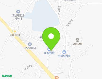 충청남도 태안군 고남면 빗독1길 25-2 (펜션마실) 지도