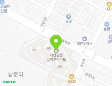 충청남도 태안군 태안읍 후곡로 16 (코아루아파트) 지도