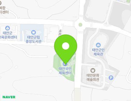충청남도 태안군 태안읍 백화로 200 (태안군민체육관) 지도