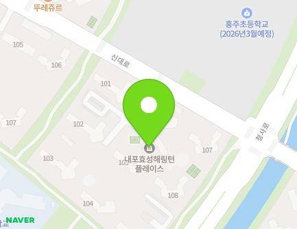 충청남도 홍성군 홍북읍 신대로 54 (효성해링턴플레이스) 지도